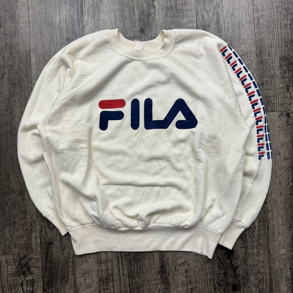 Vintage 80s FILA Raglan Sweatshirt Sz M